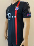 2014-2015 Bayern Munich Third Shirt Rode Champions League Kitroom Player Issue Pre Owned Size 7