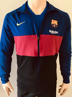 Chamarra Nike FC Barcelona 2020-21 Pre Match Anthem Versión jugador de utilería Kitroom Player Issue