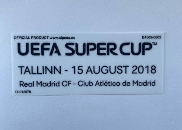 MDT Match Detail Final UEFA Super Cup 2018 Atlético de Madrid Sipesa