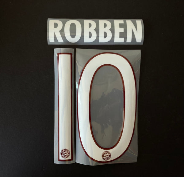 Nombre y numero Bayern Munich 2015-16 local Robben