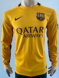 Jersey Nike FC Barcelona 2015-16 Away/Visita Dri-Fit LFP Long sleeve Neymar