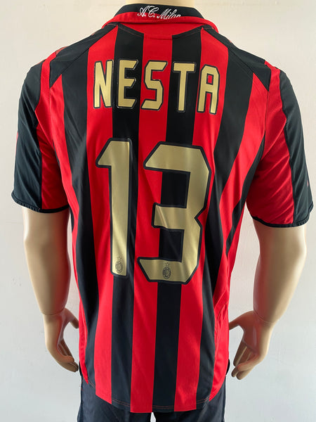 2005-2006 AC Milan Home Shirt Nesta Pre Owned Size M