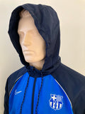 Chamarra Impermeable Nike FC Barcelona 2021-22 Streetwear Versión Jugador Utilería player issue jacket water proof nike