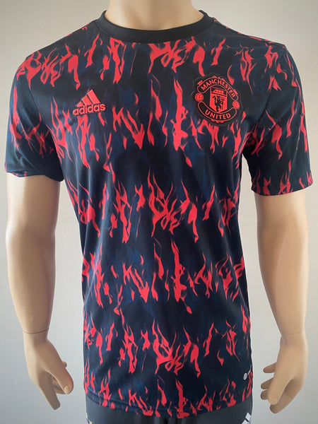 2021-2022 Manchester United Pre-Match Shirt Pre Owned Size S