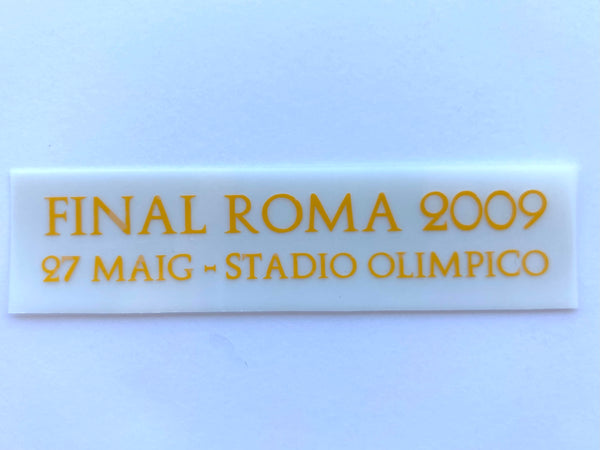 MDT Match Detail Final UEFA Champions League Roma 2009 FC Barcelona