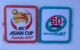 Parches oficiales AFC Asian Cup Australia 2015 y 60Minutes Player Issue SportingiD