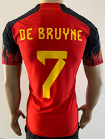 Jersey  Selección Bélgica 2022 Local Home Qatar WC De Bruyne Player Issue BNWT