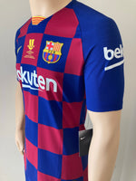 Frenkie de Jong utileria jersey local 2019 20 súper copa España Player Issue Kitroom printed tag home shirt player home