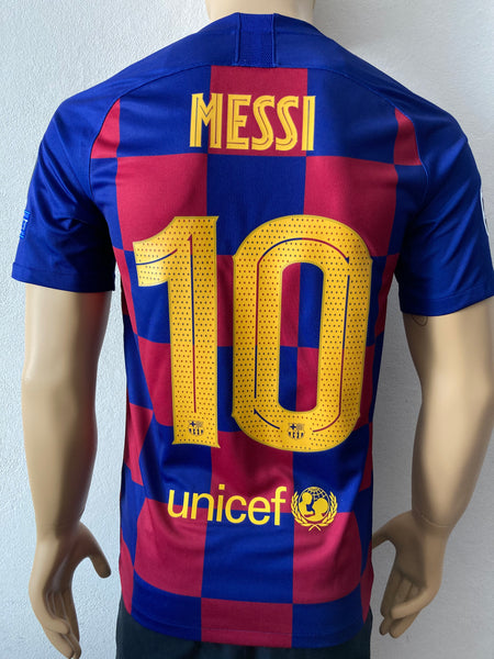 Jersey Nike FC Barcelona 2019-20 Home Local DriFit Champions League Messi New