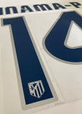 Name set Número Sinama 14 Atlético de Madrid 2009-10 For home kit/Para la camiseta de local Sipesa