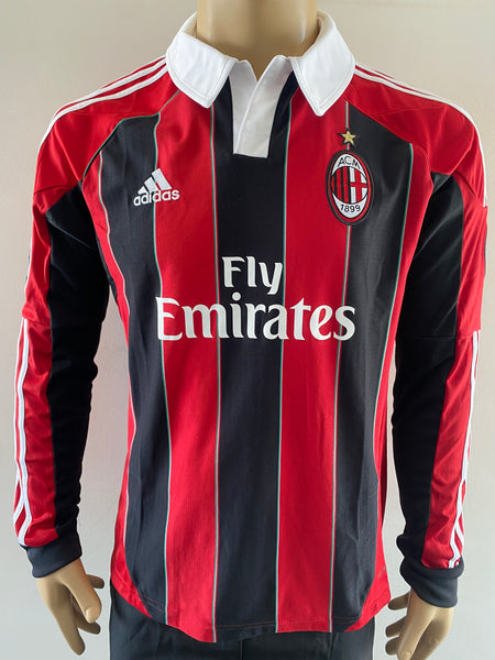 Jersey Adidas AC Milan 2012-13 Local/Home Long Sleeve UCL Climacool