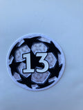 Parche Starball Badge of Honor UEFA Champions League 13 Copas 2021-22 Real Madrid Player Issue SportingiD