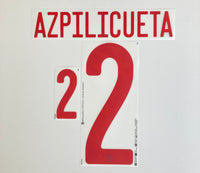 Nombre y numero Seleccion España 2021 Visitante Azpilicueta Busquets
