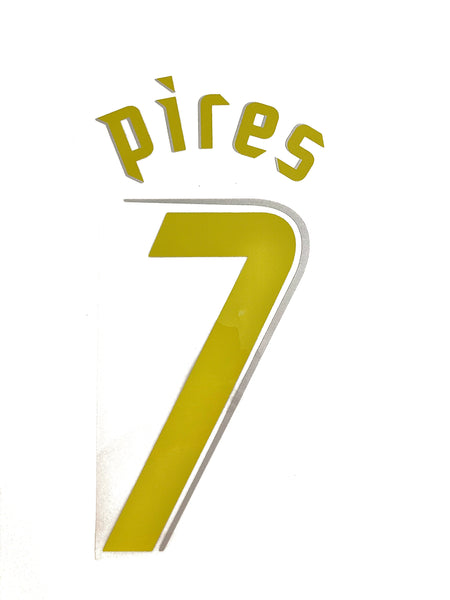 Set name and number Robert Pires 2006-2007 Villarreal Away player issue Stilscreen