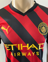 2022-2023 Manchester City Shirt Away Haaland