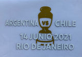 MDT Match Detail Oficial Copa América 2021 Argentina Vs Chile