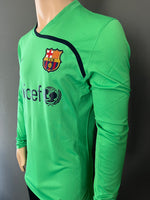 Jersey Nike FC Barcelona 2008-09 Portero/Goalkeeper Víctor Valdés Long Sleeve Kitroom Player Issue