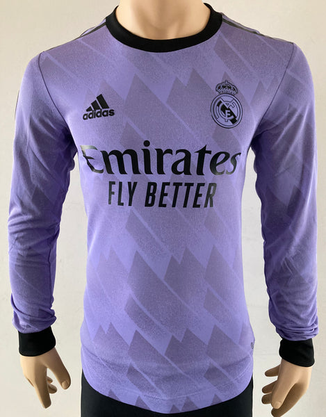 Jersey Adidas Real Madrid CF 2022-23 Visita/Away UCL Long Sleeve HEAT. RDY Player Issue BNWT