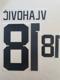 Name set Número Vlahović 18 Selección Serbia 2022 Para la camiseta de local/For Home kit Qatar WC Stilscreen