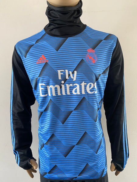 Sudadera Prematch Adidas Real Madrid CF 2019-20 Warm up Climawarm Kitroom Player Issue