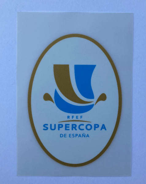 Parche Oficial Final Supercopa de España 2017 Player Issue TextPrint