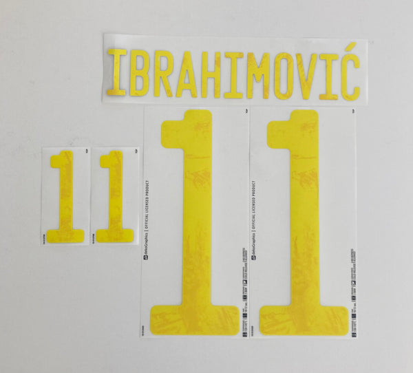 Nombre y numero Seleccion Suecia 2021 visitante Zlatan Ibrahimovic