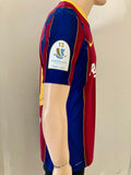 Jersey Barcelona 2020-21 Supercopa Final MDT Final Messi Versión Jugador utileria shirt player issue kitroom printed tag