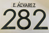 Name set Número E. Álvarez 282 Club América 2016-17 Centenario del club Para la camiseta de local/for Home kit SportingiD